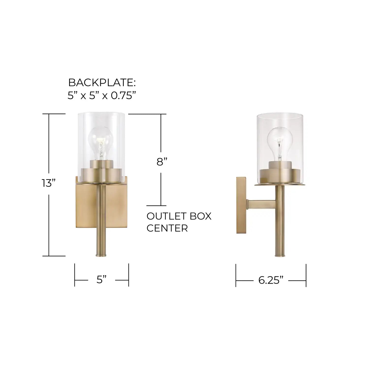 CAPITAL LIGHTING, MASON SCONCE, WALL SCONCES