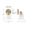 CAPITAL LIGHTING, BAKER SCONCE, WALL SCONCES