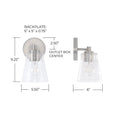 CAPITAL LIGHTING, BAKER SCONCE, WALL SCONCES