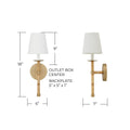 CAPITAL LIGHTING, TULUM SCONCE, WALL SCONCES