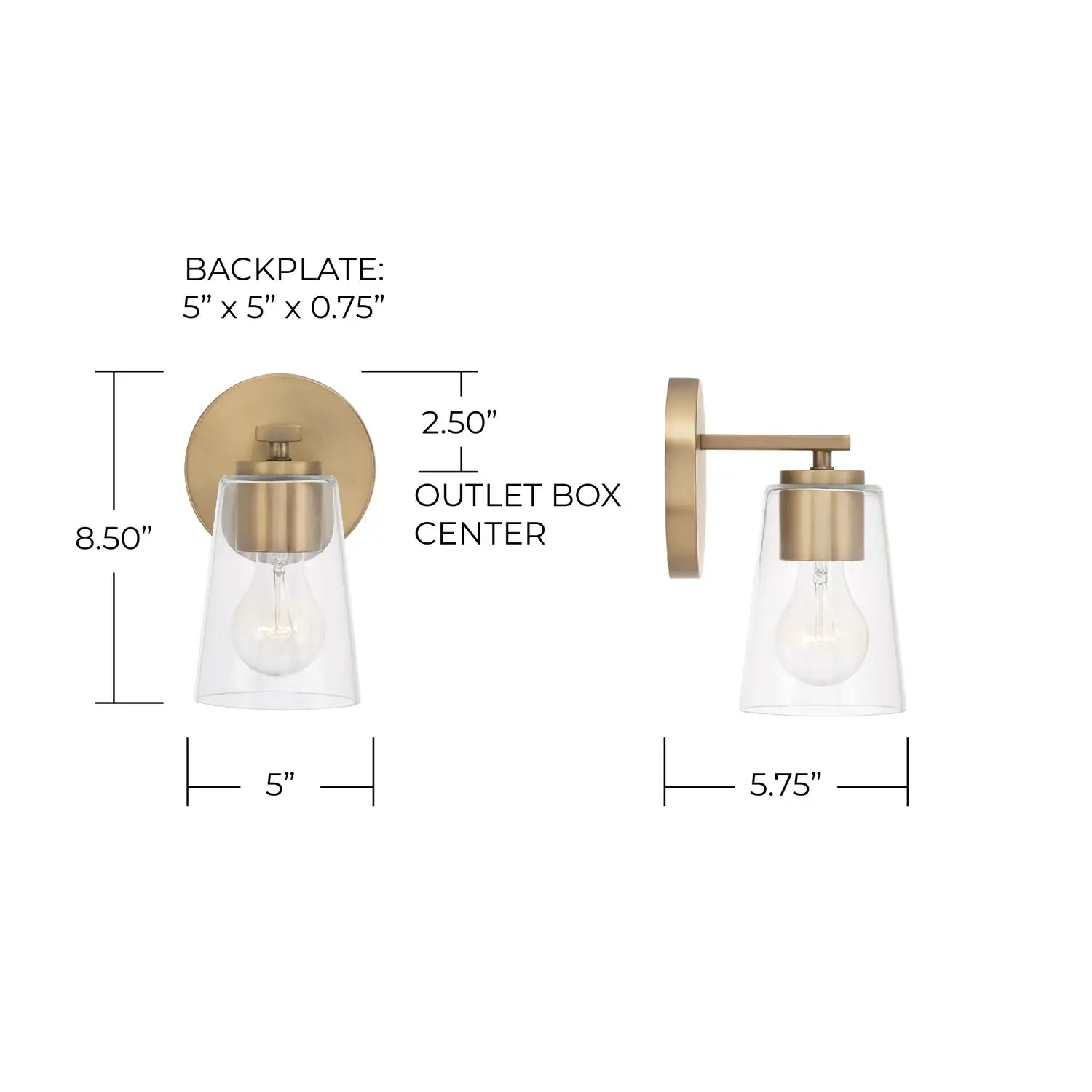 CAPITAL LIGHTING, PORTMAN SCONCE, WALL SCONCES