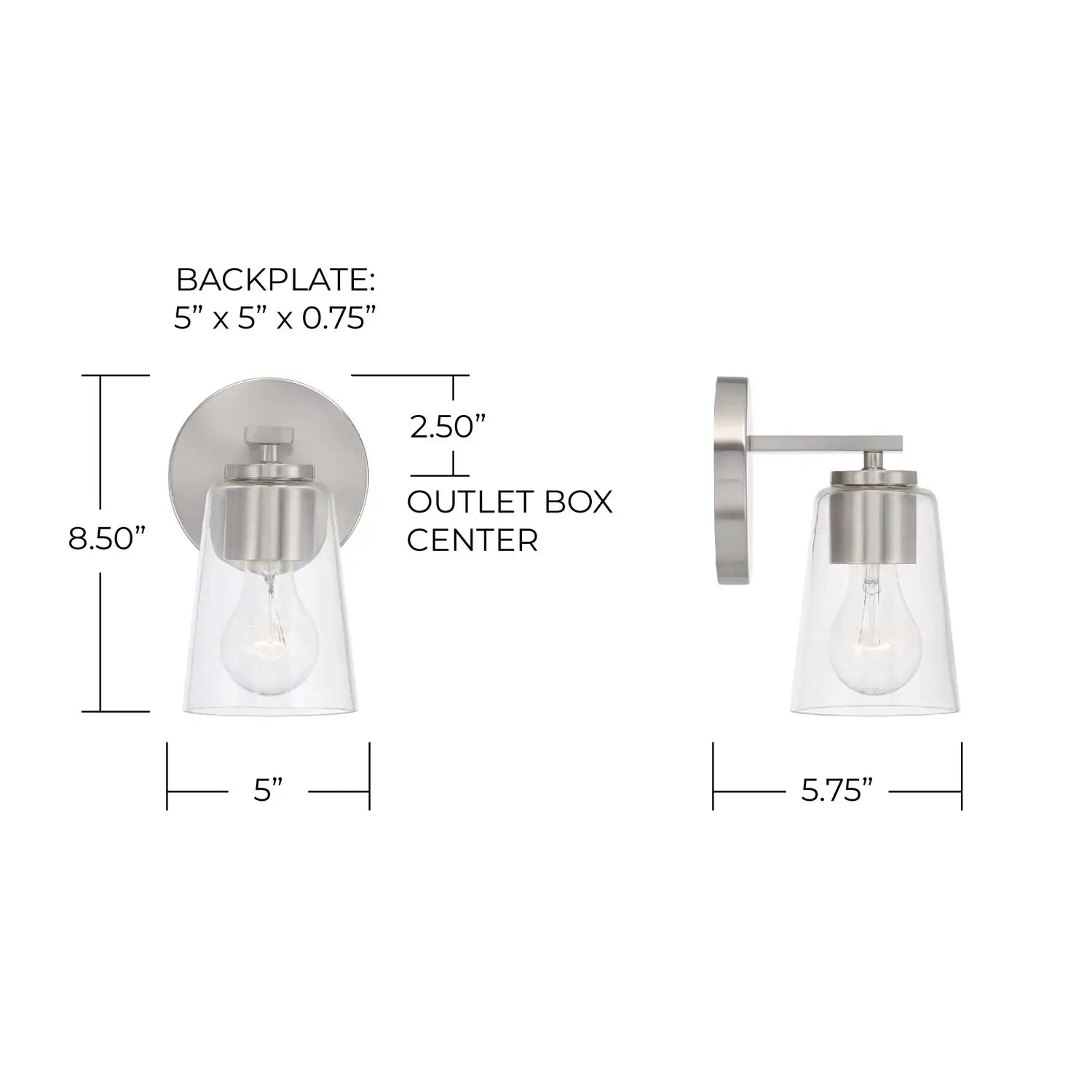 CAPITAL LIGHTING, PORTMAN SCONCE, WALL SCONCES