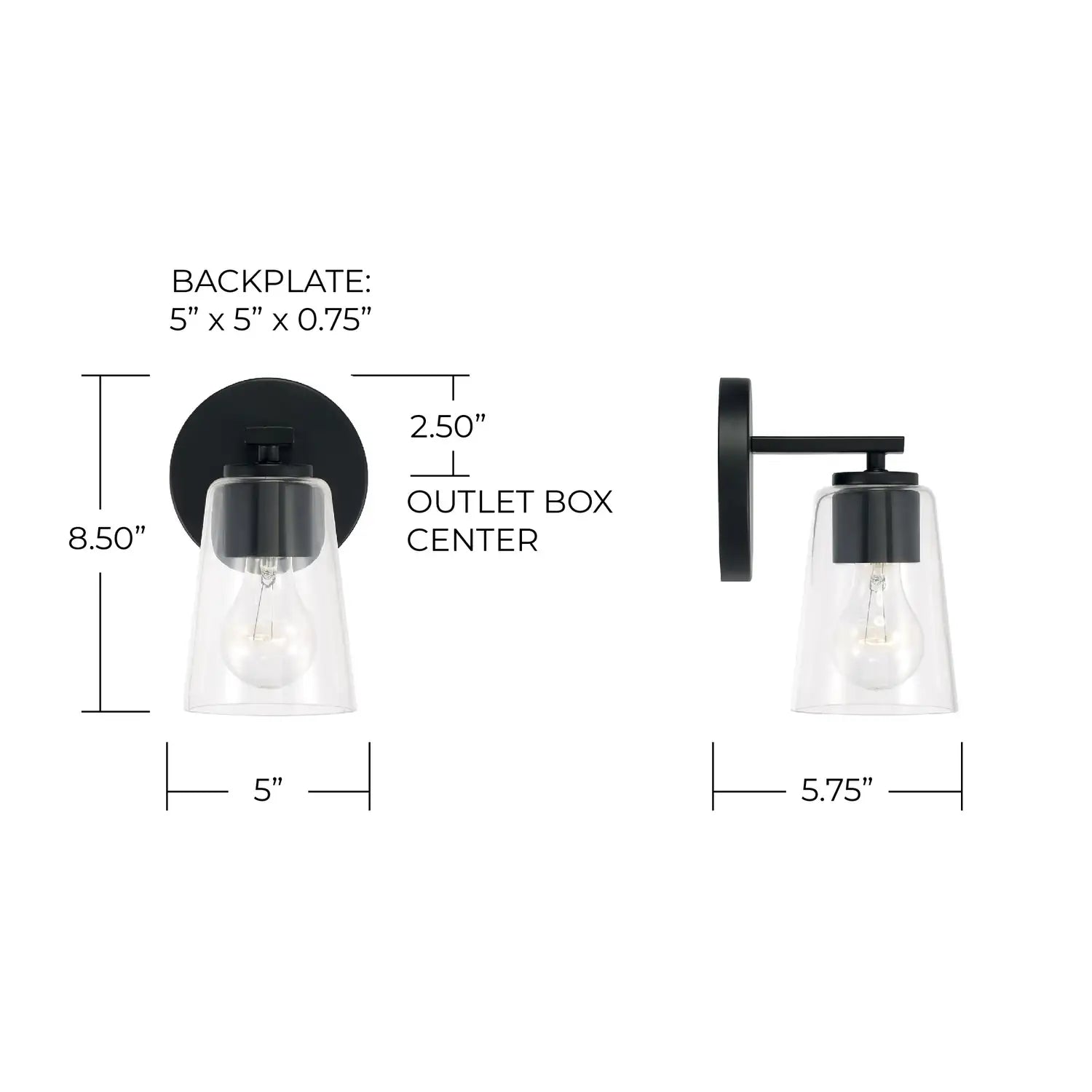 CAPITAL LIGHTING, PORTMAN SCONCE, WALL SCONCES