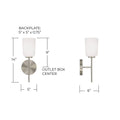 CAPITAL LIGHTING, LAWSON SCONCE, WALL SCONCES