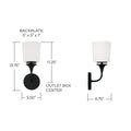 CAPITAL LIGHTING, PRESLEY SCONCE, WALL SCONCES