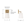 CAPITAL LIGHTING, BRODY SCONCE, WALL SCONCES