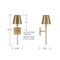 CAPITAL LIGHTING, WHITNEY SCONCE, WALL SCONCES