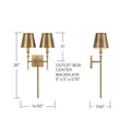 CAPITAL LIGHTING, WHITNEY SCONCE, WALL SCONCES