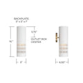 CAPITAL LIGHTING, DASH SCONCE, WALL SCONCES