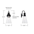 CAPITAL LIGHTING, PALOMA SCONCE, WALL SCONCES