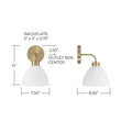 CAPITAL LIGHTING, ROSS SCONCE, WALL SCONCES