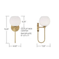 CAPITAL LIGHTING, ANSLEY SCONCE, WALL SCONCES
