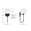 CAPITAL LIGHTING, ANSLEY SCONCE, WALL SCONCES