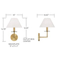 CAPITAL LIGHTING, GILDA SCONCE, WALL SCONCES