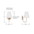 CAPITAL LIGHTING, JULIA SCONCE, WALL SCONCES