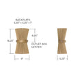 CAPITAL LIGHTING, MAYA SCONCE, WALL SCONCES
