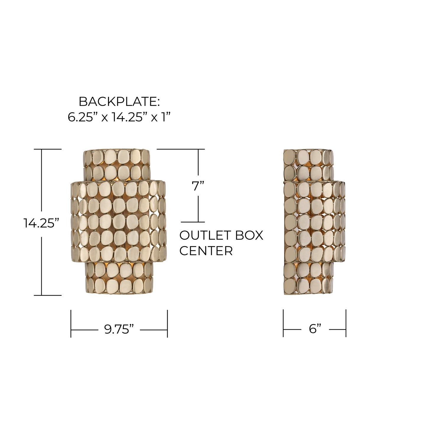 CAPITAL LIGHTING, ELIANA SCONCE, WALL SCONCES