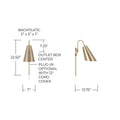 CAPITAL LIGHTING, LEO SCONCE, WALL SCONCES