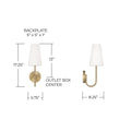 CAPITAL LIGHTING, AVERITT SCONCE, WALL SCONCES