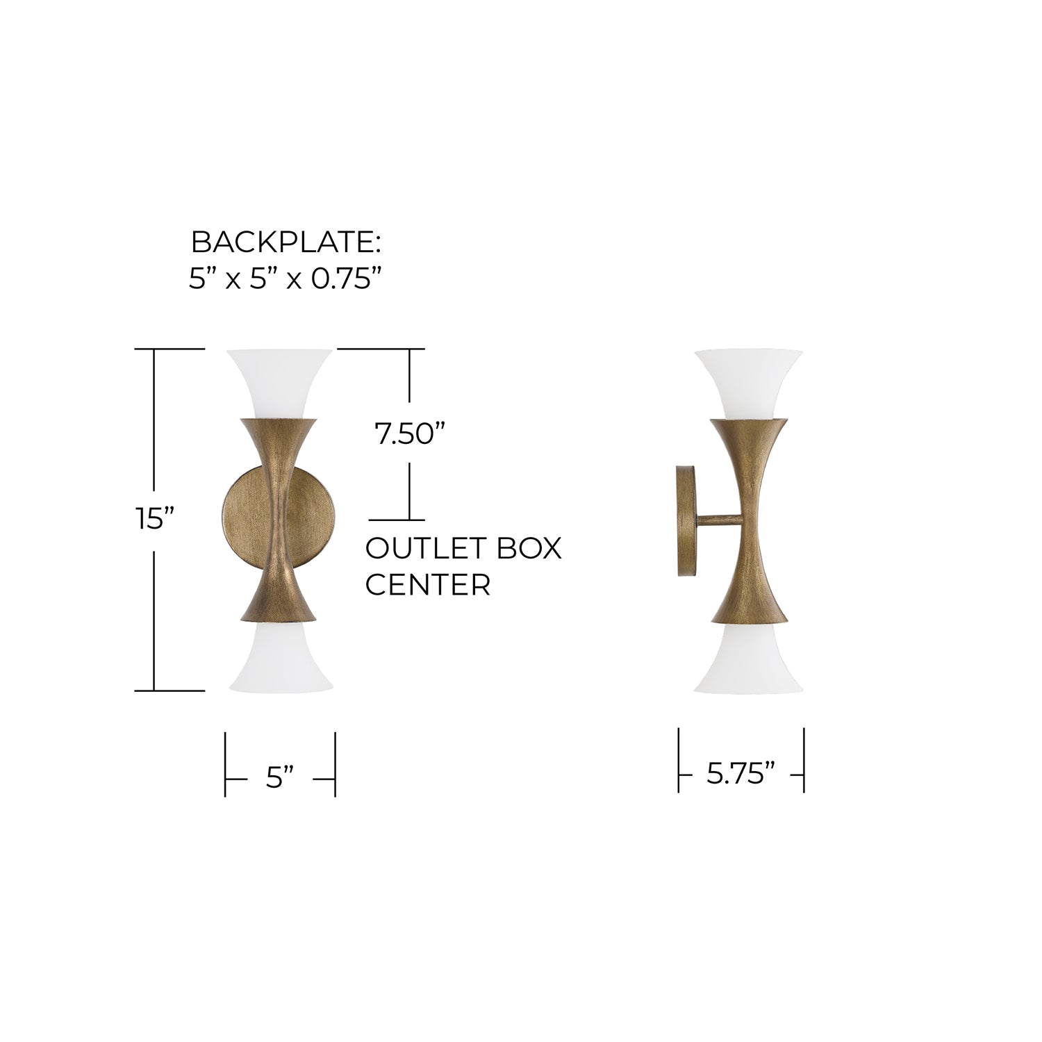 CAPITAL LIGHTING, NOLA SCONCE, WALL SCONCES