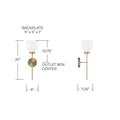 CAPITAL LIGHTING, JOSS SCONCE, WALL SCONCES