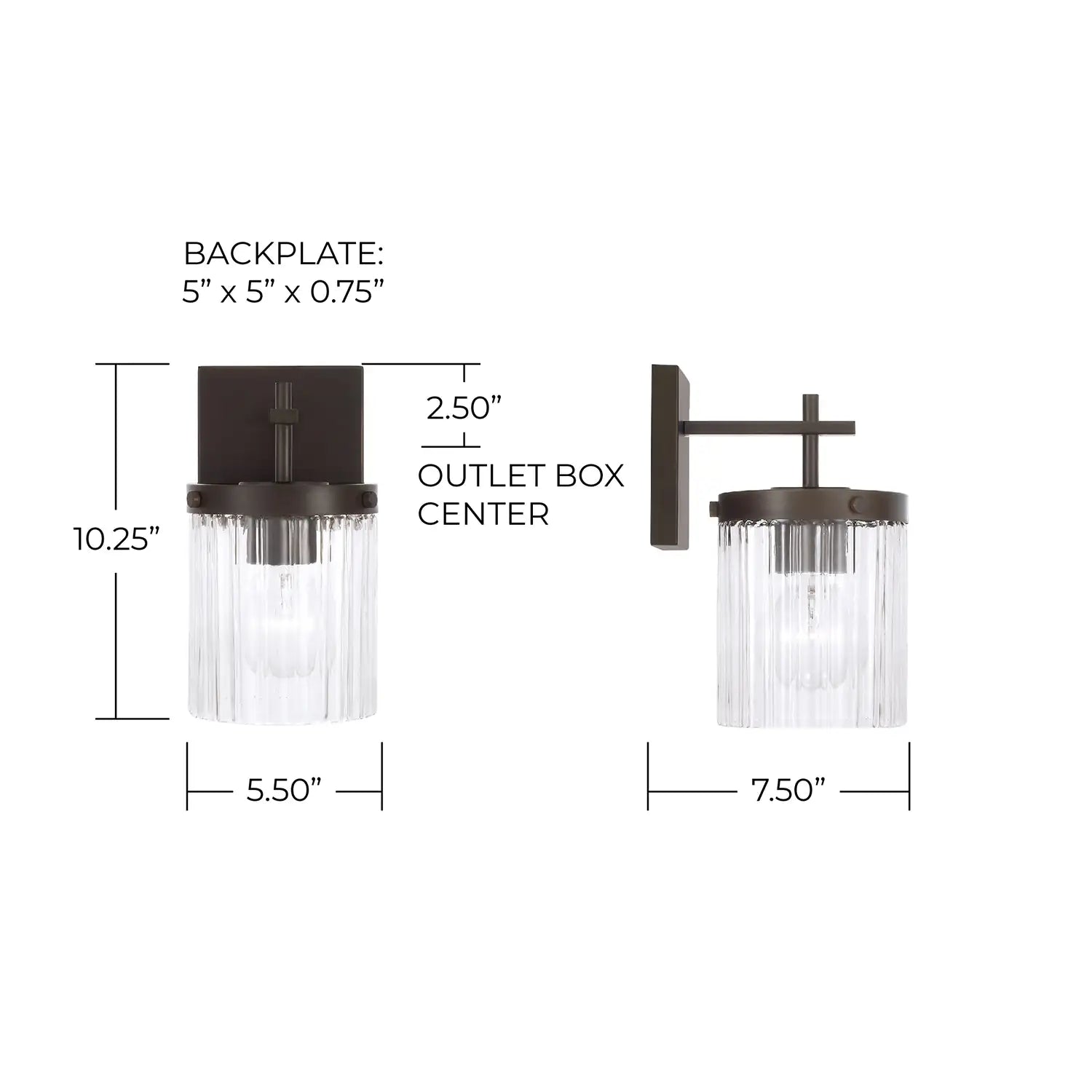 CAPITAL LIGHTING, VAUGHN SCONCE, WALL SCONCES