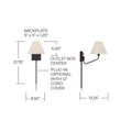 CAPITAL LIGHTING, CHADWICK SCONCE, WALL SCONCES