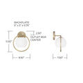 CAPITAL LIGHTING, ZEEK SCONCE, WALL SCONCES