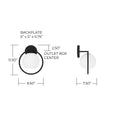 CAPITAL LIGHTING, ZEEK SCONCE, WALL SCONCES
