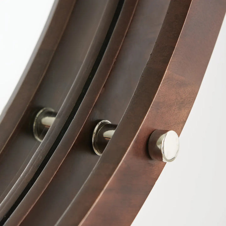 CAPITAL LIGHTING, MIRROR DECORATIVE WOODEN FRAME MIRROR, MIRRORS