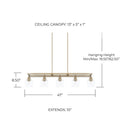 CAPITAL LIGHTING, MID CENTURY LINEAR CHANDELIER, LINEAR LIGHT