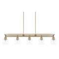 CAPITAL LIGHTING, MID CENTURY LINEAR CHANDELIER, LINEAR LIGHT