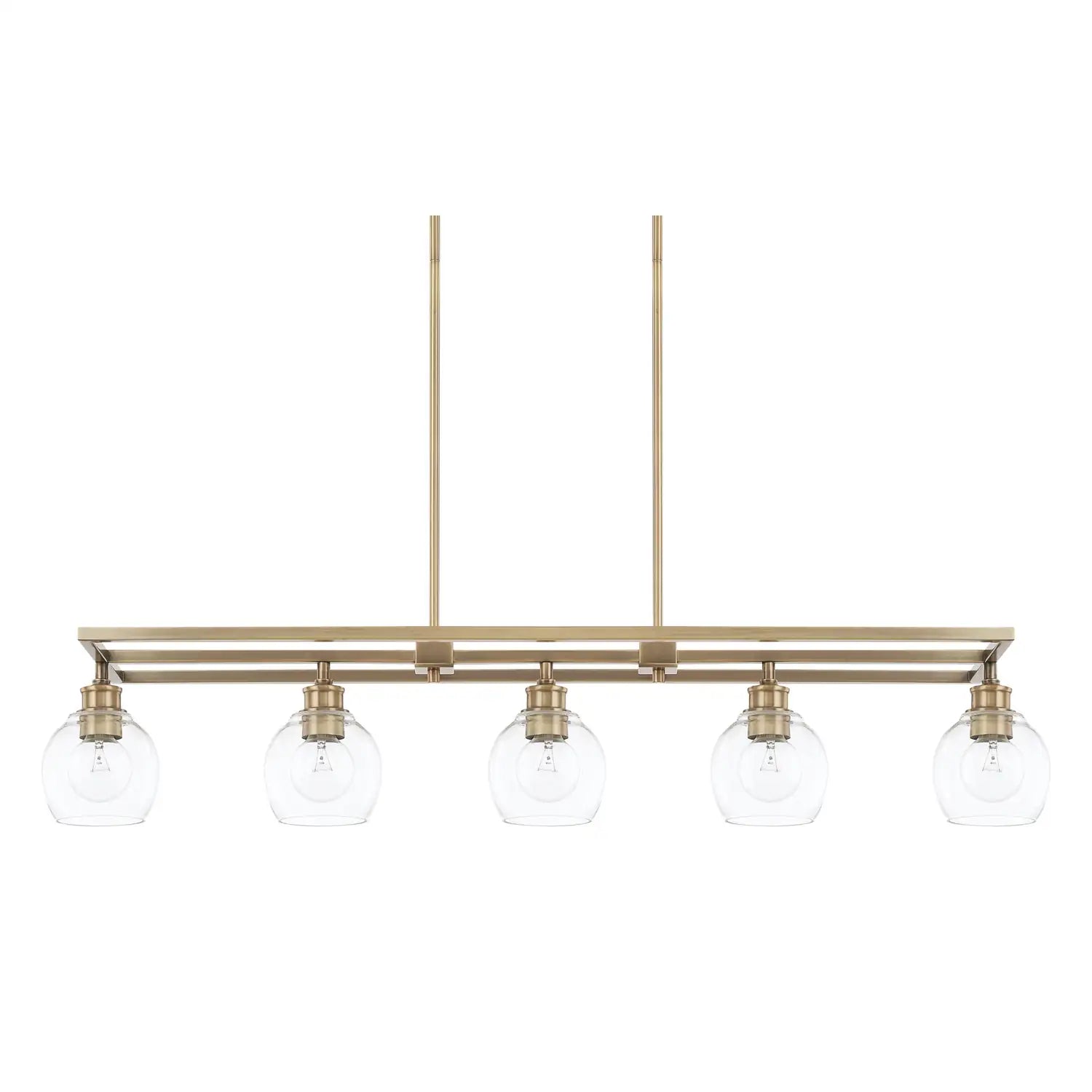CAPITAL LIGHTING, MID CENTURY LINEAR CHANDELIER, LINEAR LIGHT