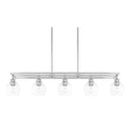 CAPITAL LIGHTING, MID CENTURY LINEAR CHANDELIER, LINEAR LIGHT