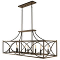 CAPITAL LIGHTING, TYBEE LINEAR CHANDELIER, LINEAR LIGHT