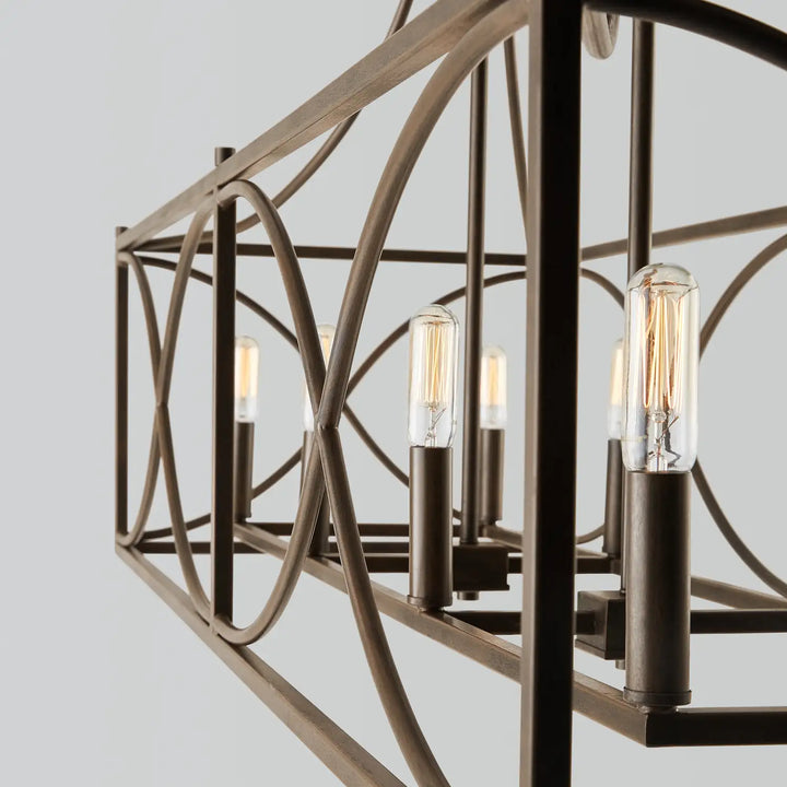 CAPITAL LIGHTING, TYBEE LINEAR CHANDELIER, LINEAR LIGHT