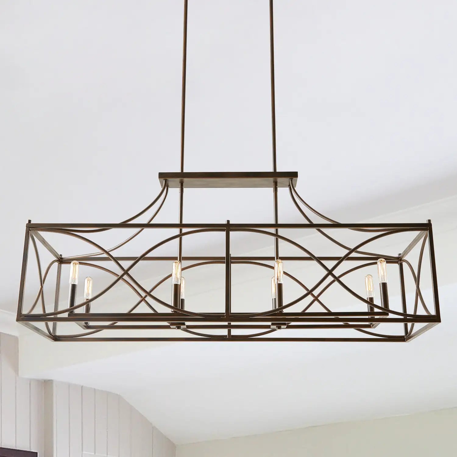 CAPITAL LIGHTING, TYBEE LINEAR CHANDELIER, LINEAR LIGHT