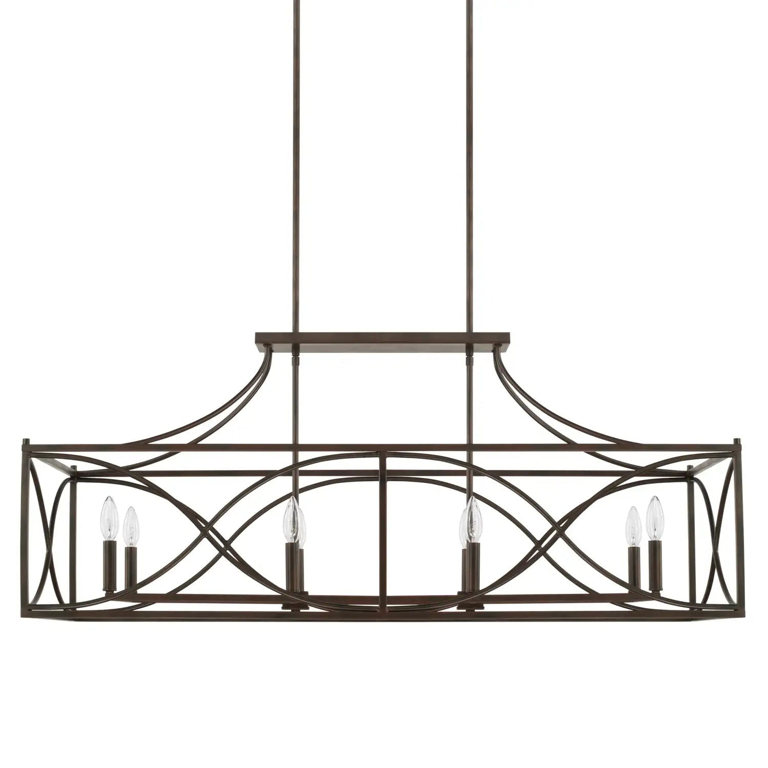 CAPITAL LIGHTING, TYBEE LINEAR CHANDELIER, LINEAR LIGHT