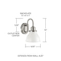 CAPITAL LIGHTING, BAXTER SCONCE, WALL SCONCES