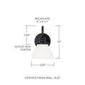 CAPITAL LIGHTING, BAXTER SCONCE, WALL SCONCES