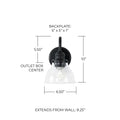 CAPITAL LIGHTING, BAXTER SCONCE, WALL SCONCES
