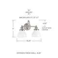 CAPITAL LIGHTING, BAXTER VANITY, VANITY LIGHT