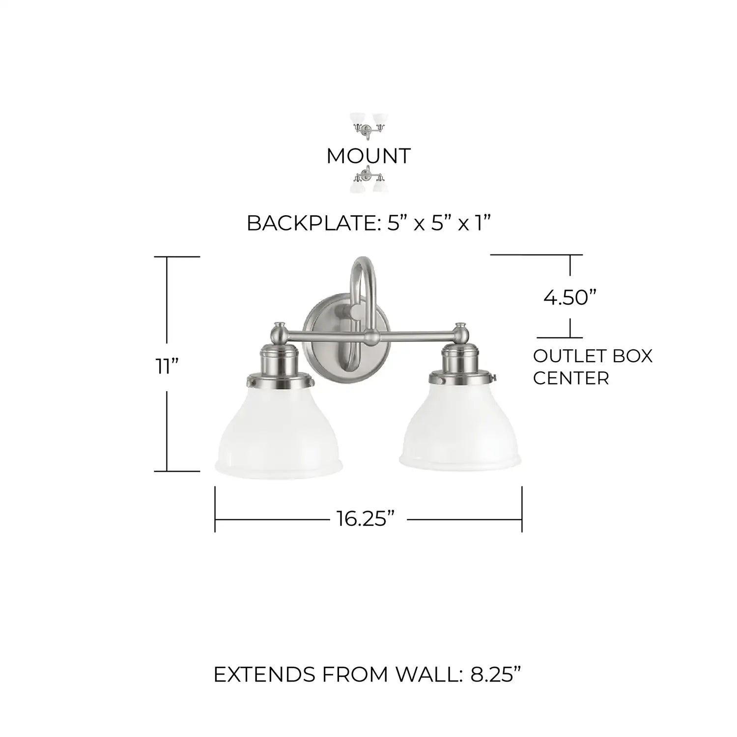 CAPITAL LIGHTING, BAXTER VANITY, VANITY LIGHT