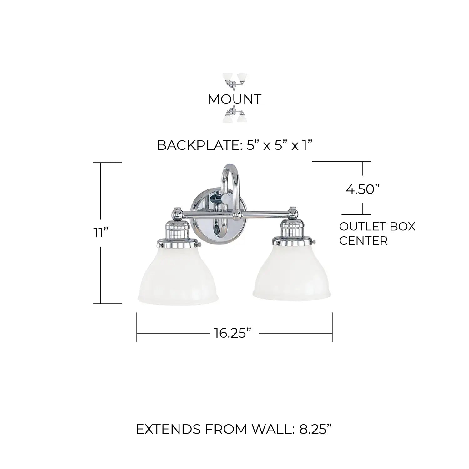 CAPITAL LIGHTING, BAXTER VANITY, VANITY LIGHT