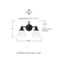 CAPITAL LIGHTING, BAXTER VANITY, VANITY LIGHT