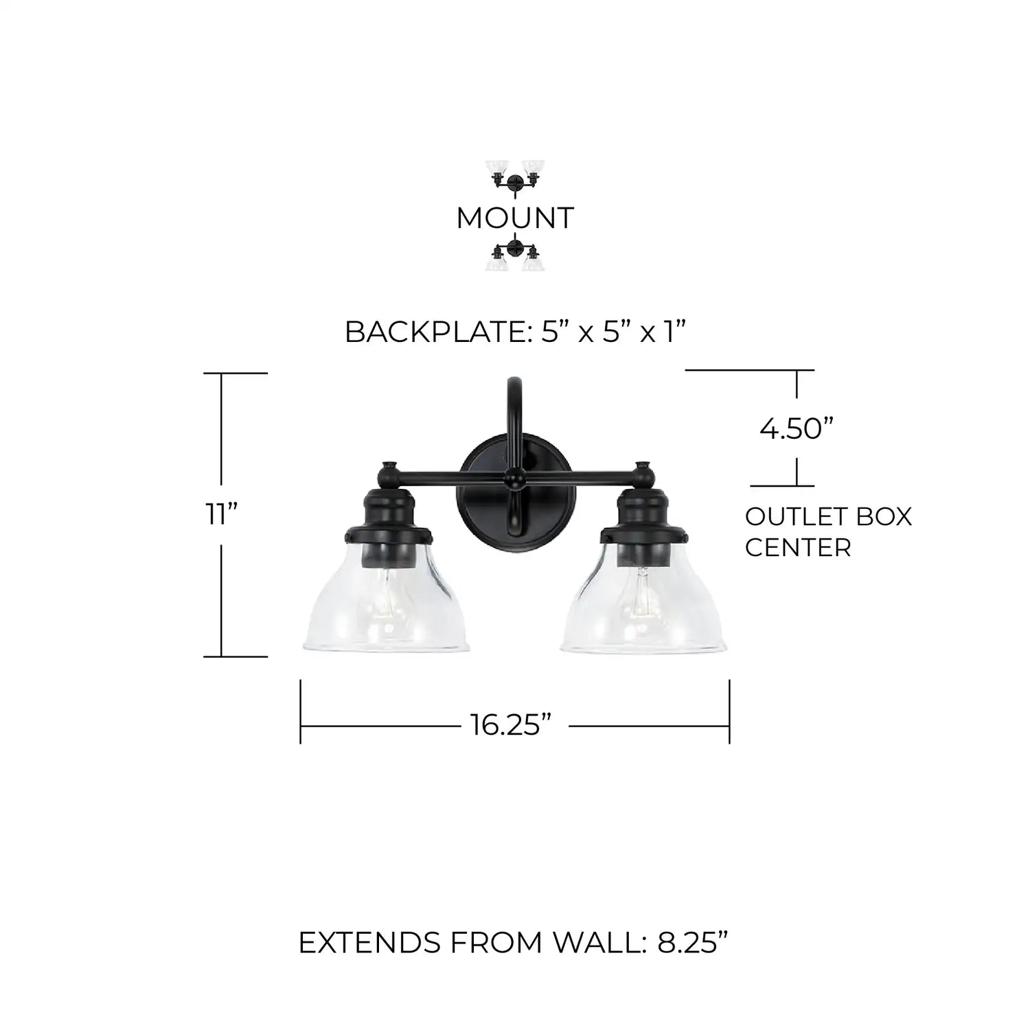 CAPITAL LIGHTING, BAXTER VANITY, VANITY LIGHT