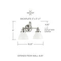 CAPITAL LIGHTING, BAXTER VANITY, VANITY LIGHT
