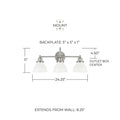 CAPITAL LIGHTING, BAXTER VANITY, VANITY LIGHT