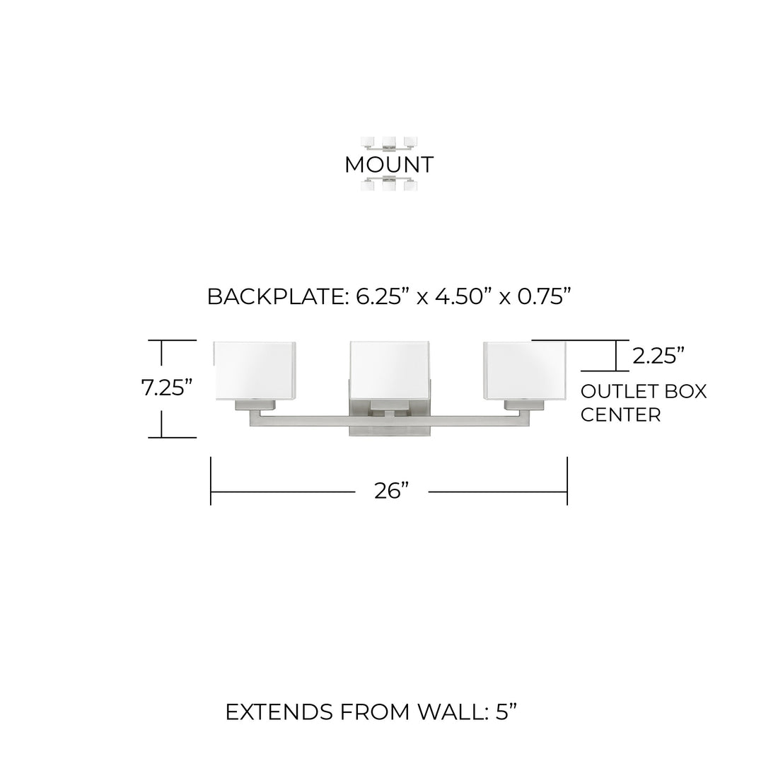 CAPITAL LIGHTING, TAHOE VANITY, VANITY LIGHT