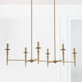 CAPITAL LIGHTING, ABBIE LINEAR CHANDELIER, LINEAR LIGHT